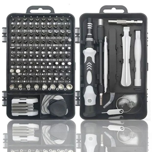 115 Parça Manyetik Uçlu Hassas Tornavida Seti